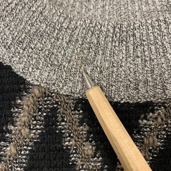 Vintage Men's Wool Blend Sweater Pacific Club By Nak Size L Acrylic Pullover - Picture 5 of 9